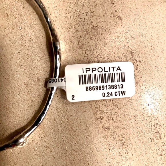 Ippolita Stella Diamond & Mother-Of-Pearl 6 Station Rock Candy Bangle Bracelet - Picture 8 of 10